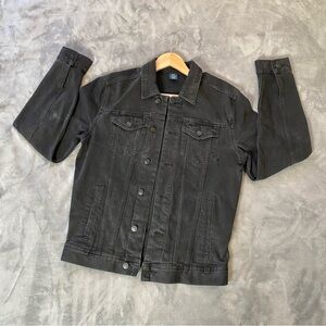 George Men's Black Denim Jacket